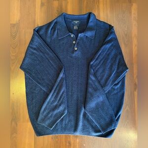 Mens DOCKERS Lightweight 3/4 Button Sweater